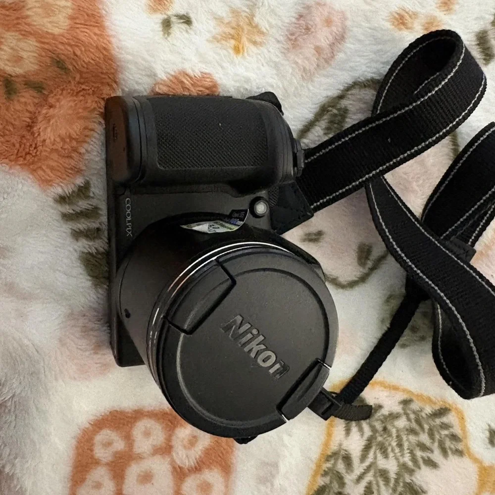 Nikon Black Digital Camera with Strap